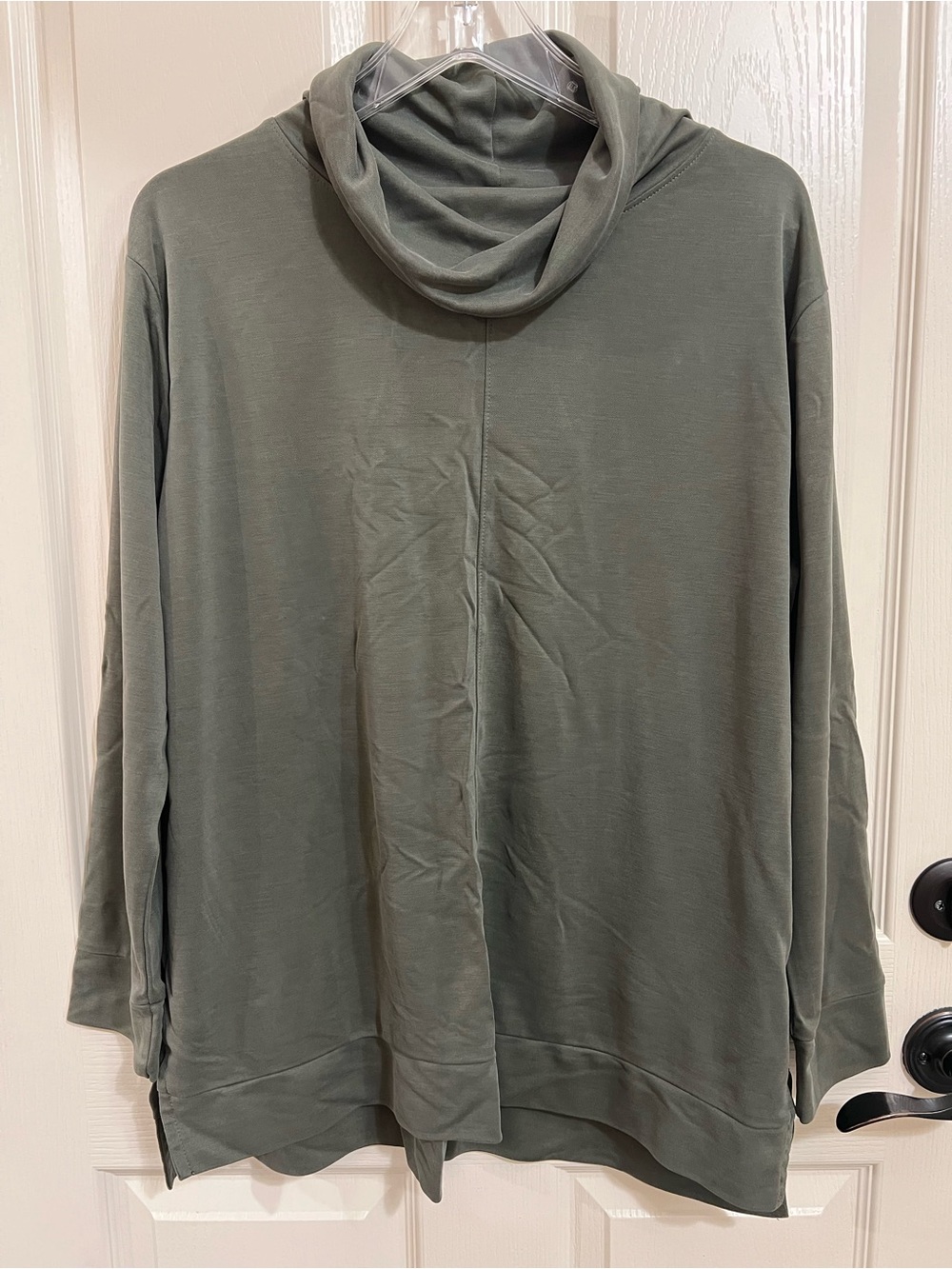 a new day Olive Green Cowl Neck Pullover Sweater